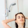 DEWIN Shower Head Slider Holder, Adjustable Height S Chrome-Plated Slider