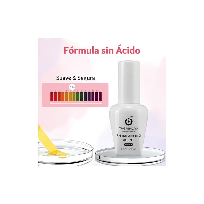 CHERIMOYA Deshidratador de Uñas sin Ácidos 15ml,PH Balancing Agent |