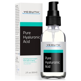 YEOUTH Acido Hialuronico Puro para rostro al 100, suero hidratante para pieles secas y apagadas - Serum Facial - Facial - Hidratante Facial - para... 