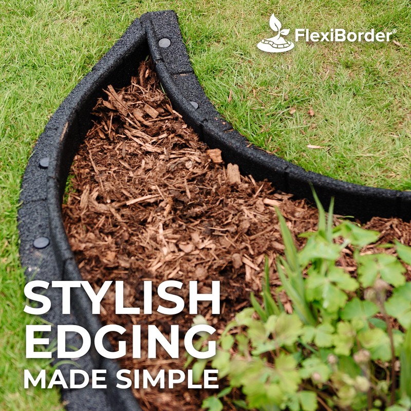 FlexiBorder Lawn Edging - 5 x BLACK Spare Garden Pegs