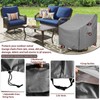 Okcool Outdoor Swivel Chair Cover 2 Pack,Outdoor Furniture Patio Chair