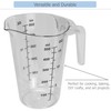 EIKS Plastic Measuring Cups for Baking, Cooking, DIY & Commercial