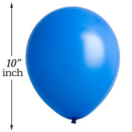 Baby-Blue Balloons 10 inches Strong Latex Balloons for Baby Blue Birthday Decoration Wedding Anniversary Mothers Day Festival Decor 15 Pack