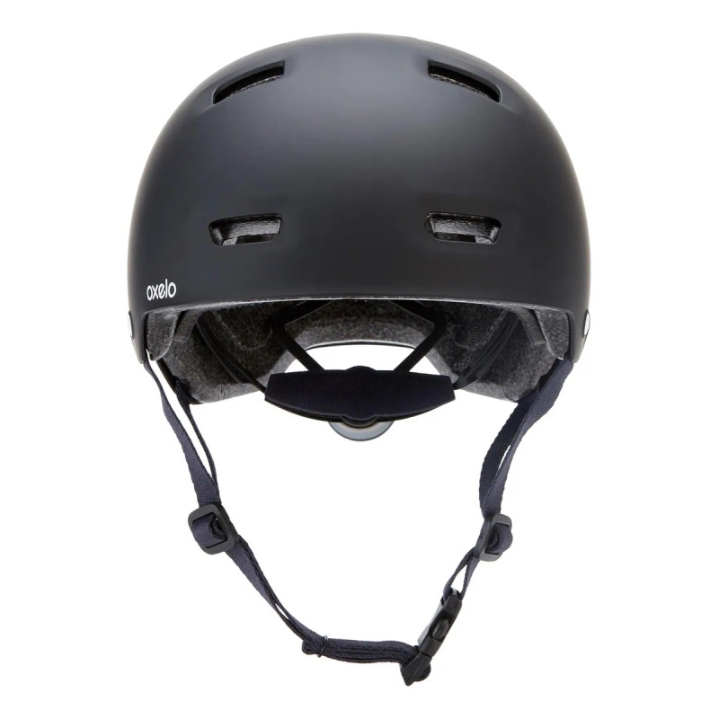 Casco Oxelo Patinaje Roller Skate Patineta Negro Talla M 55-59cm