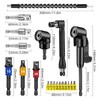 HOMIKLSA 20 pieces 105° angle screwdriver attachment set, angle attachment