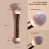 Foundation Makeup Brushes, MAGEFY 2Pcs Double Ended Makeup Brush Foundation