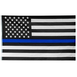 Thin Blue Line Flag (3x5 Foot Flag) | Police Flag
