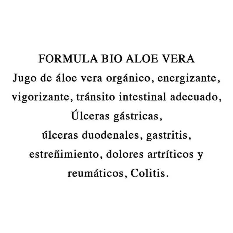Fórmula 03 Aloe Vera Nopal Estreñimiento Gastritis Colitis