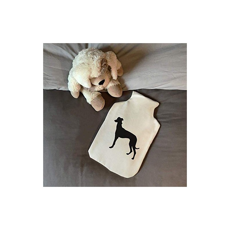 'Greyhound Silhouette' Hot Water Bottle Cover (HW00015050)