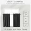 KOUFALL Extra Wide Short Curtains for Bedroom,Blackout 52 in Width