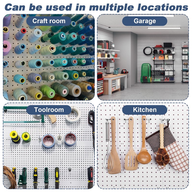 16 Pcs Peg Hooks for Pegboard, 4 Inch Pegboard Hooks,