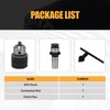 ZAC GT12 Drill Chuck Adapter, M16R Electric Tapping Machine Compatible,