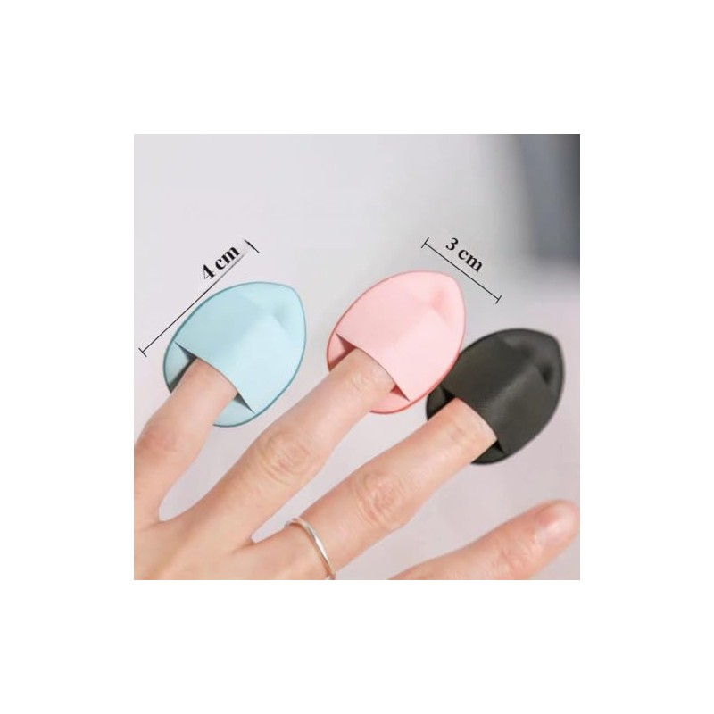 "Ainvhh "40 PCS Mini borla de maquillaje triangular borla de