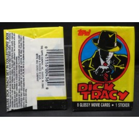 Dick Tracy Topps 1990 Trading Cards Factory Sealed Single Wax Pack
