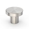 Amerdeco 10 Pack Brushed Satin Nickel Cabinet Knobs Single Hole