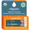 Cliganic Organic Lip Balm 2 pack - Orange Shake