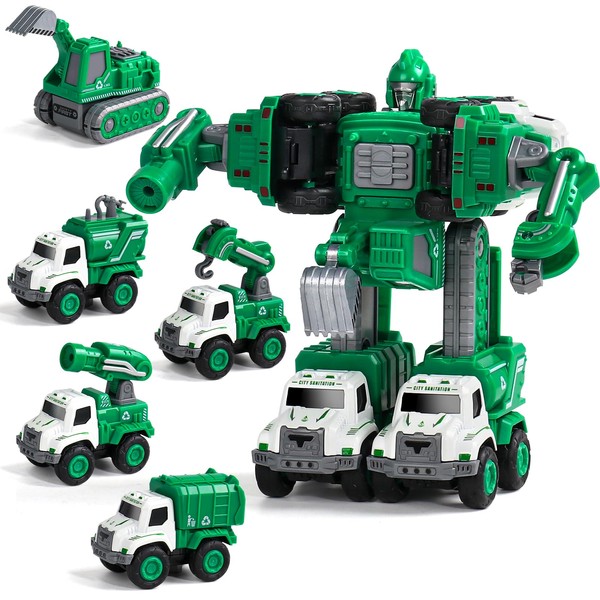 Fajiabao Transforming Robot Toys for 3 4 5 Year Old