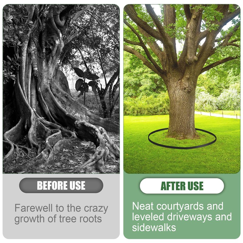Joewuzun Tree Root Barrier 18in x 25ft x 60mil Root