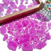 KALUCION Pink Series Handmade Glass Chips Stained Glass Mosaic Tiles