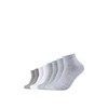 s.Oliver Unisex Short Socks Pack of 8, White Mouliné Mix
