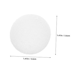 Hohopeti Mini Tabletop Foosball Ball Cute White Fuzzy Design for Desk Soccer Game Easy Setup Fun Indoor Play Replacement Balls for Family Games