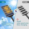 Mutois Solar Lights Outdoor, IP66 Waterproof Dusk to Dawn Bright