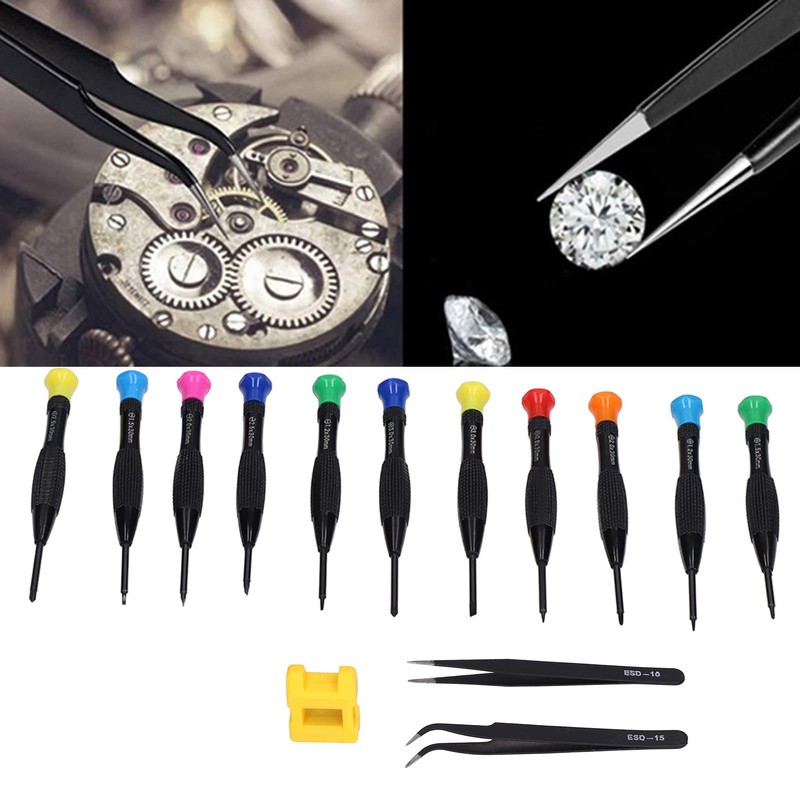 Small Screwdriver Set, Mini Various Sizes Repair of Stainless Steel