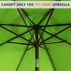 Blissun 9ft Patio Umbrella Replacement Canopy, Market Umbrella Top, Outdoor
