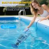 Cordless Pool Vacuum, 1950 GPH Powerful Suction, Handheld Pool Cleaner