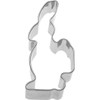 Birkmann 1010691710 Cookie Cutter Bunny with Basket, Grey Plastic, 5