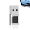 USB Fingerprint Reader, Biometric Fingerprint Scanner 360° Touch Fast Matching