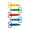 SES Creative 00839 Zigzag Scissors, Yellow, Red, Green, Light Blue