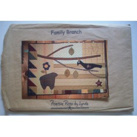 Primitive Pieces Family branch primitive crow  quilt pattern