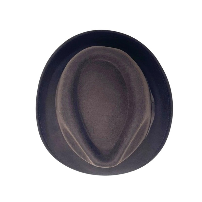 ROYALWORTH 100% Wool Trilby Hat Waterproof & Crushable Handmade with