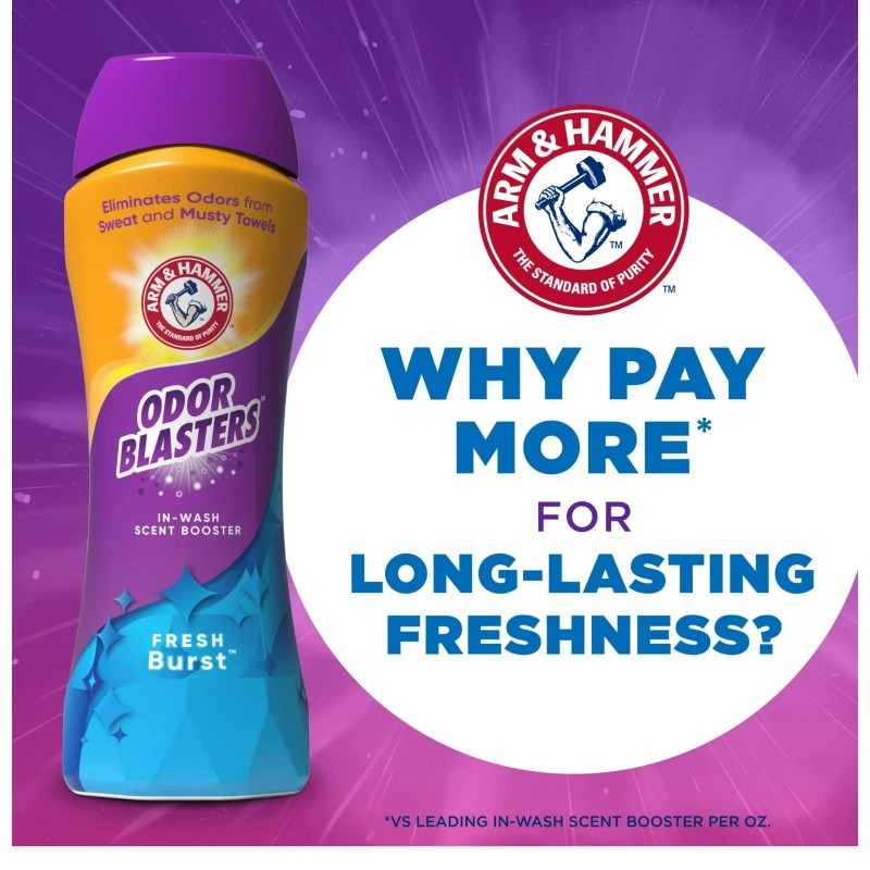 ARM & HAMMER Odor Blasters Fresh Burst In-Wash Laundry Scent
