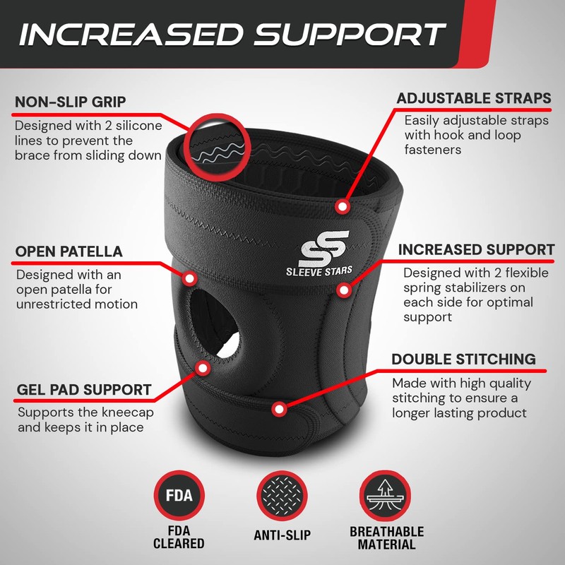 Sleeve Stars Knee Brace & Knee Support for Men &