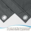 SUNNY GUARD Balcony Privacy Screen, Weatherproof, 90 x 400 cm,