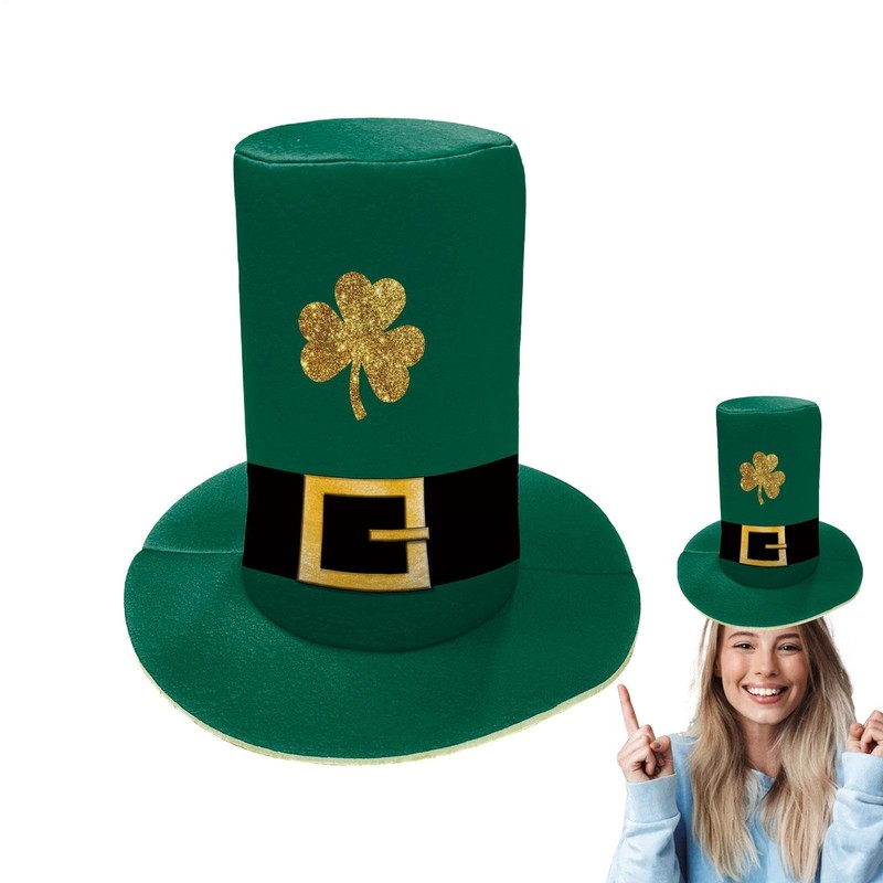 St Patricks Day Top Hat,Leprechaun Top Hat Headwear - Photo
