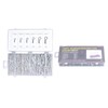 150PCS Cotter Pins, Galvanized Steel R Shaped Trailer Hitch Pins