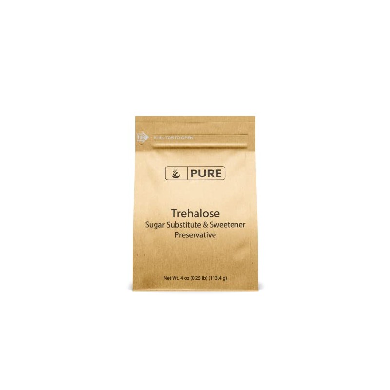 Pure Original Ingredients Trehalose (4 oz) Sugar Substitute, Natural Sweetener,
