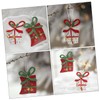 KONTONTY Unique Xmas Tree Pendants Iron Decorative Hanging Ornaments for