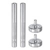 HARFINGTON 2Set Eyelet Hole Punch Die Tool 6mm 45# Steel