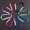 Aluminum carabiner D type multipurpose camping hiking hook Random 21ea
