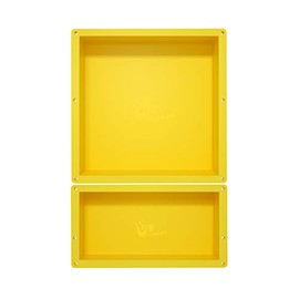 Uni-Green Tile shower niche 24X16 Double Shelves Shower Recess and Built In Shower Shelves in Bathroom Storage Easy Install