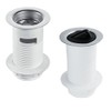 McAlpine BSW2 1.25" White Plastic Basin Waste - Backnut Model