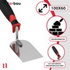 KOTARBAU® Stainless Steel Masonry Trowel 60 x 100 mm Plastering