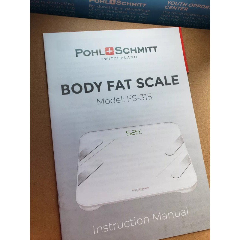 Pohl+Schmitt Body Fat Scale LED Display MODEL : FS-315
