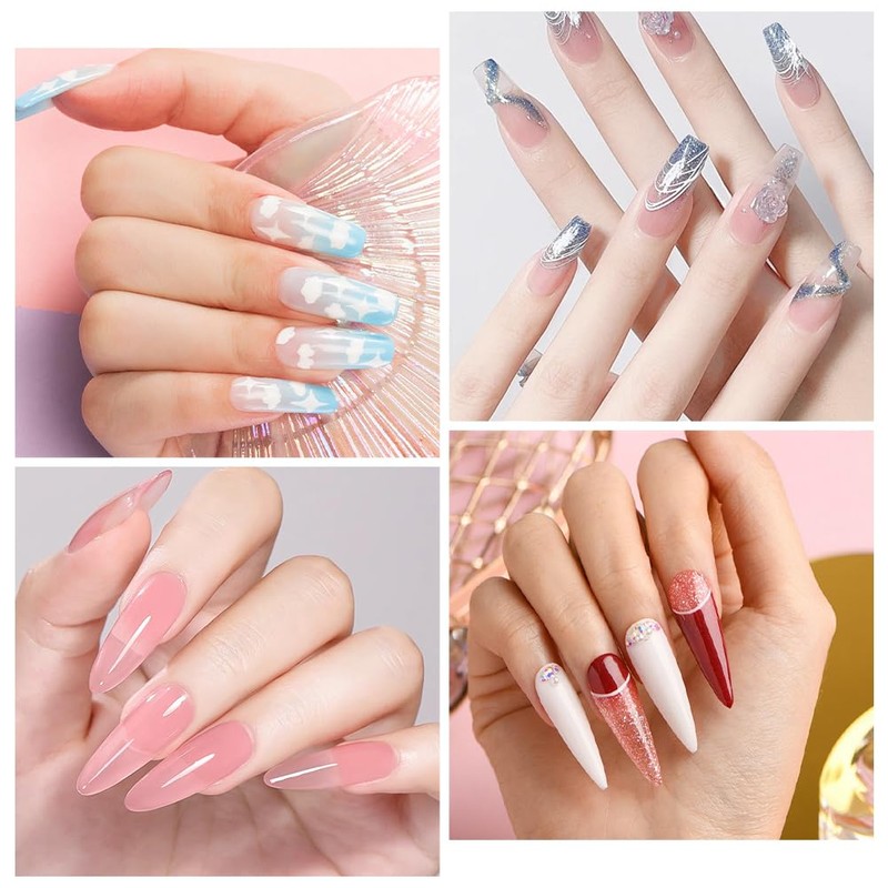 Solid Builder Gel, 10g Fester Builder Gel für Nagelverlängerung, Multifunktionell