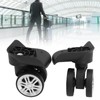 1 Pair Replacement Suitcase Wheels, Universal Travel Luggage Caster Mute
