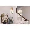 jengush Pack Wall Sconces/Wall Lights, Not Hardwired Brass Gold -White